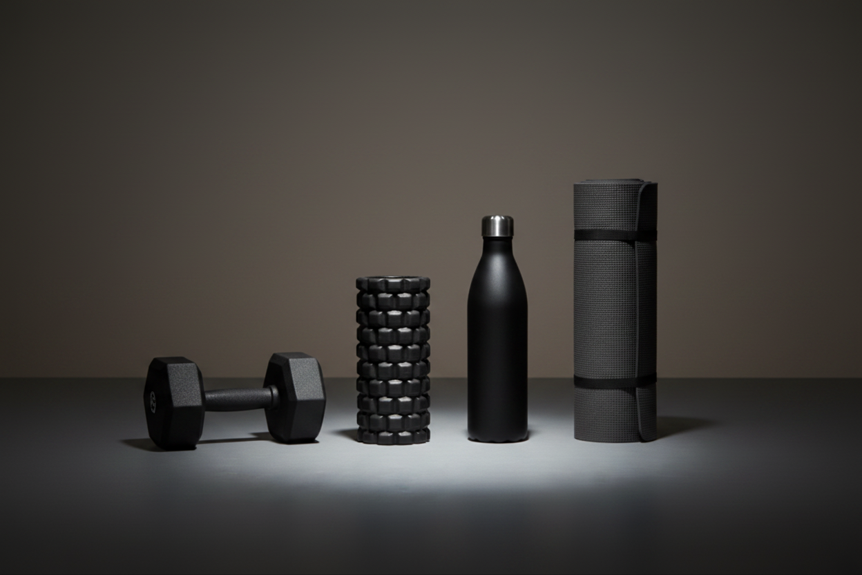 Workout Equipment Studio Shot